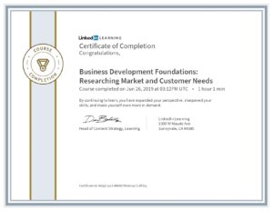 CertificateOfCompletion_Business Development Foundations Researching Market and Customer Needs_page-0001 (1)