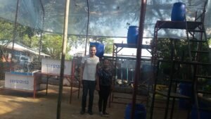Water filtration work in Ethiopia