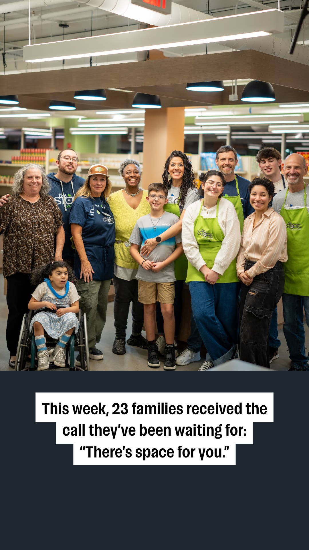 This week, 23 families received the call they've been waiting for